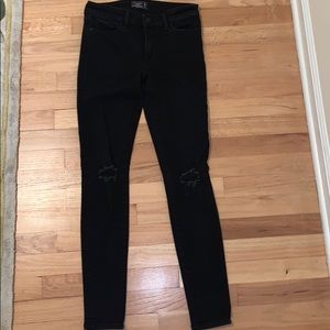 Abercrombie & Fitch Black Denim Jeans